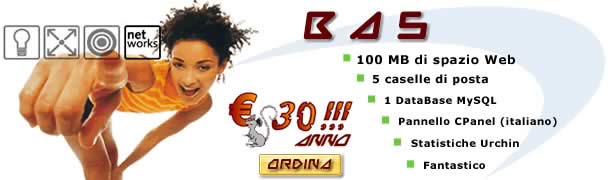 Pacchetti web hosting